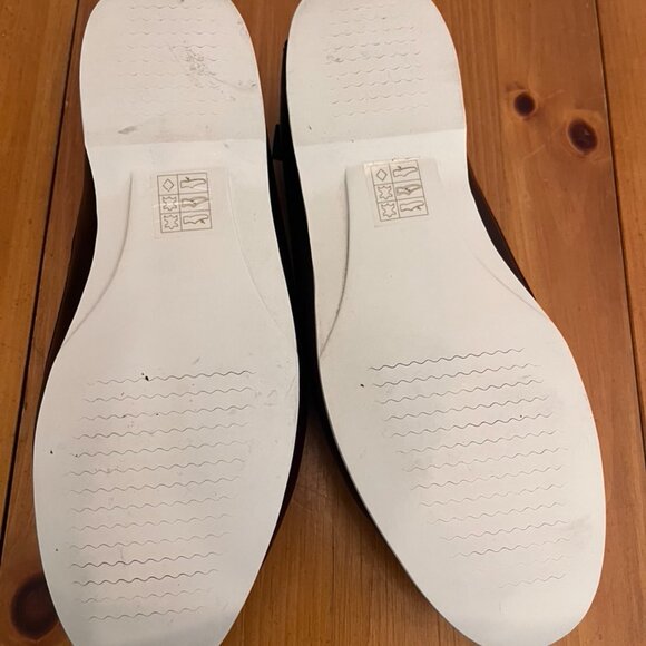 Men's J Crew Leather Boat Shoes Brown Size 10 NWOT - Picture 7 of 10